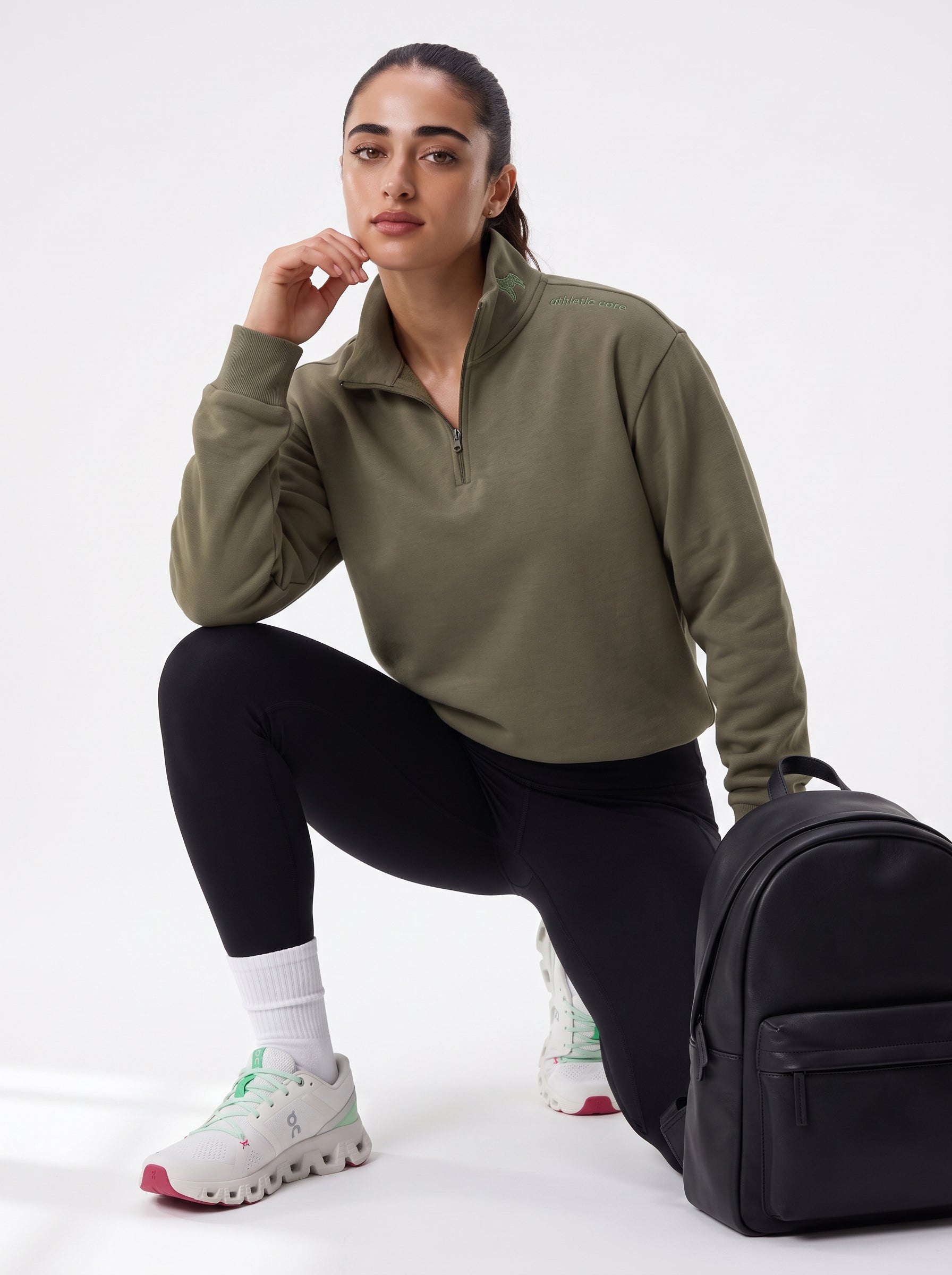 Olive Crew Neck