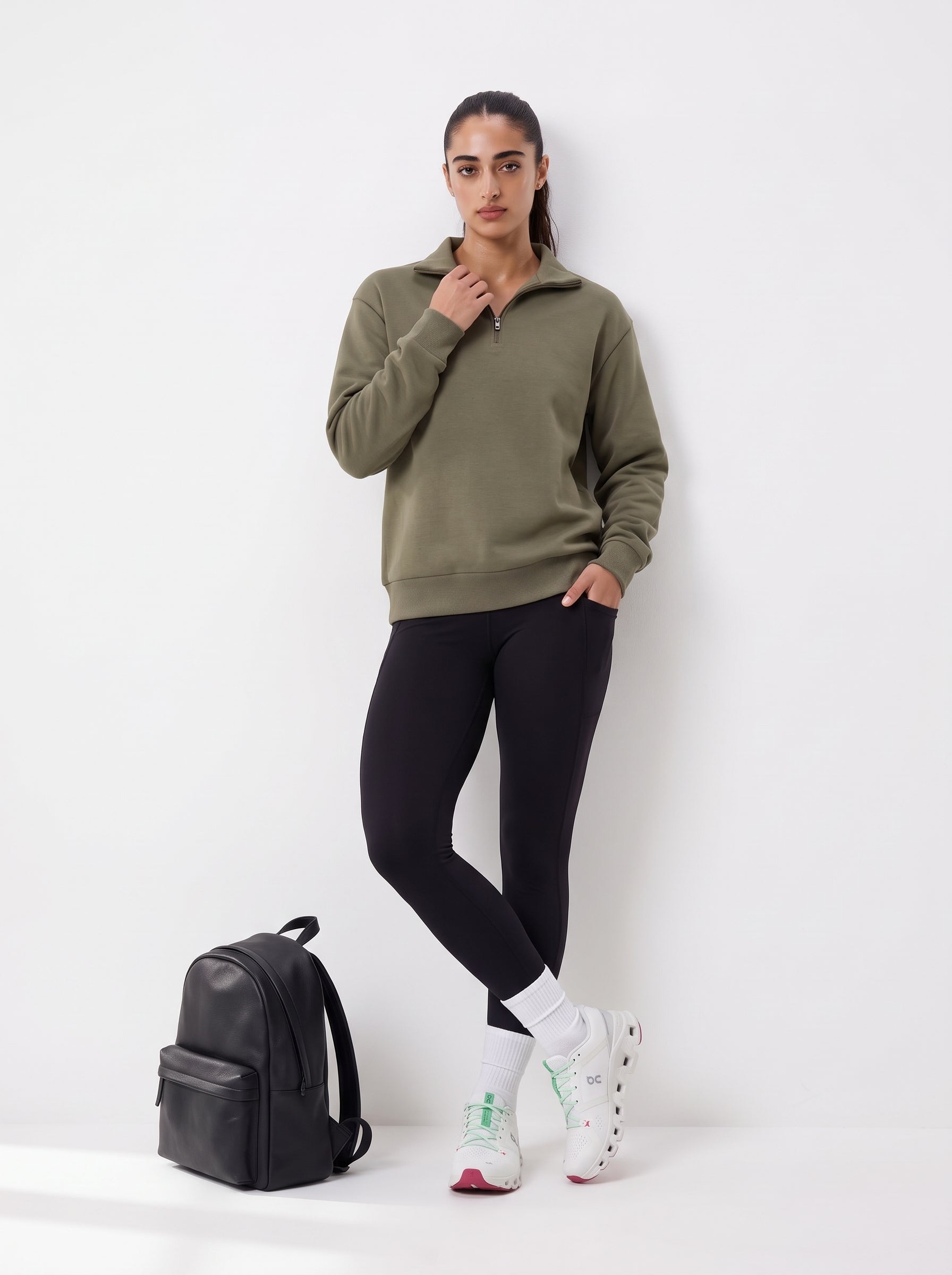 Olive Crew Neck