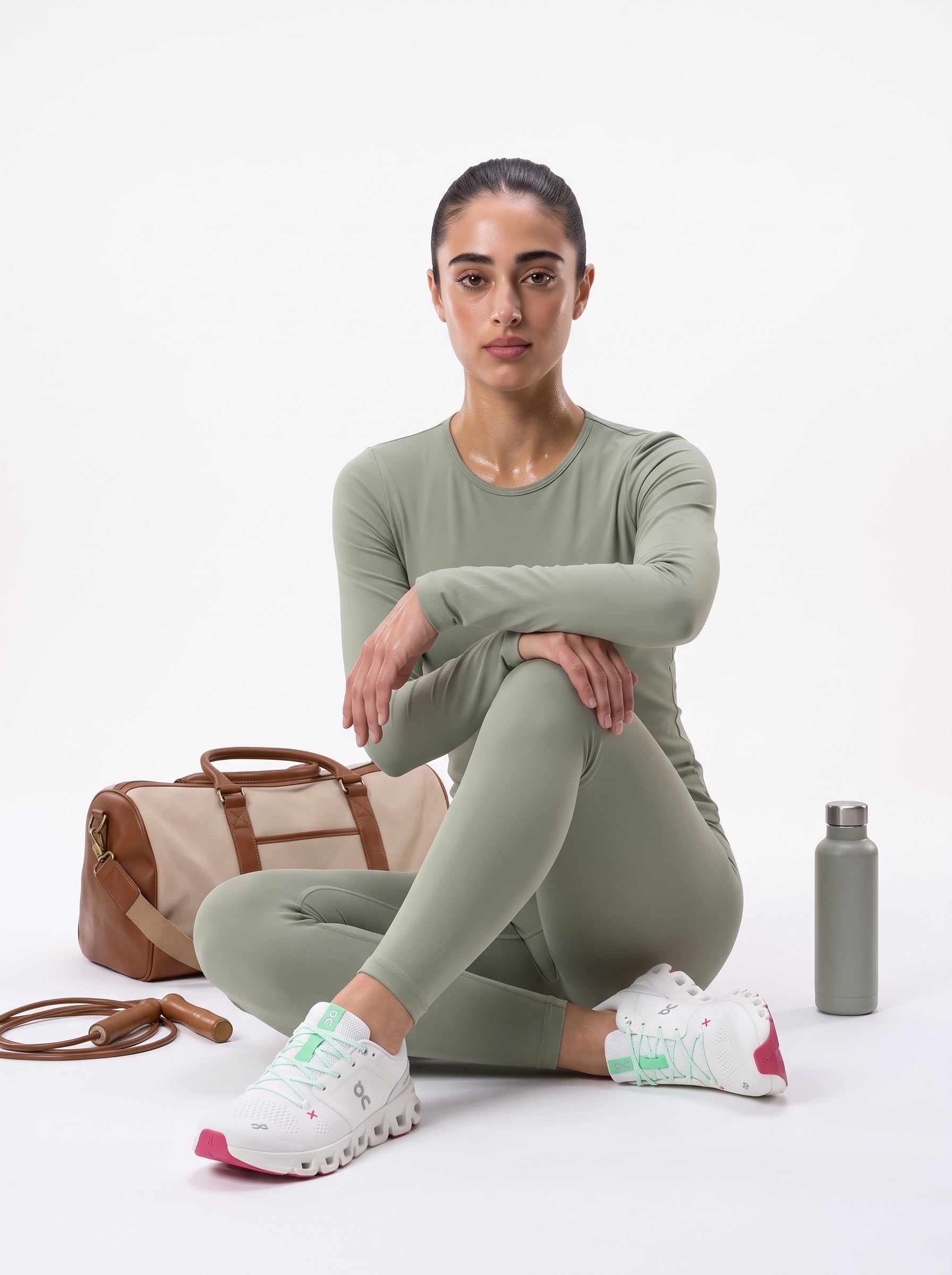 Full Sleeves Top ( Sage Green )