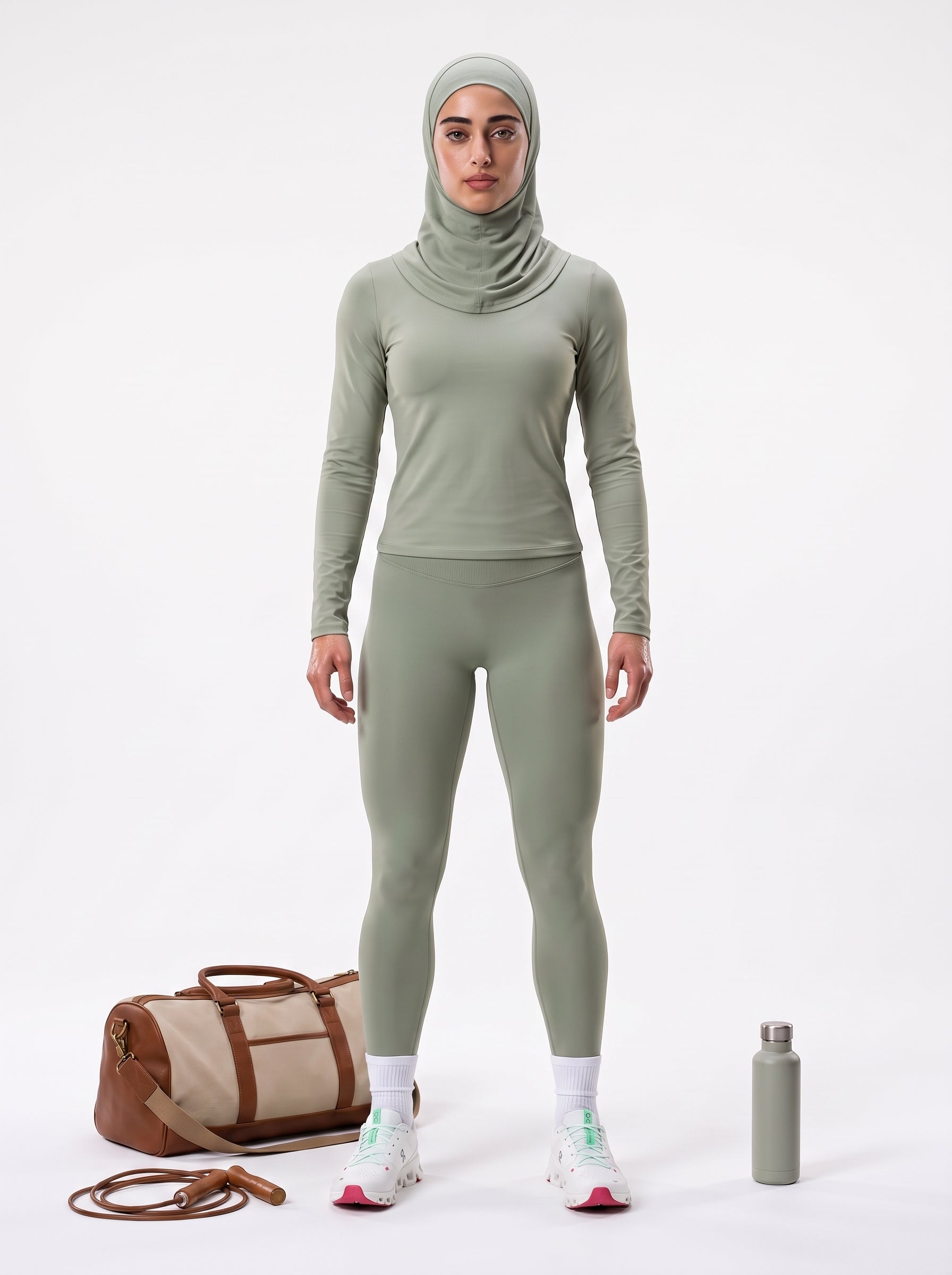 Full Sleeves Top ( Sage Green )