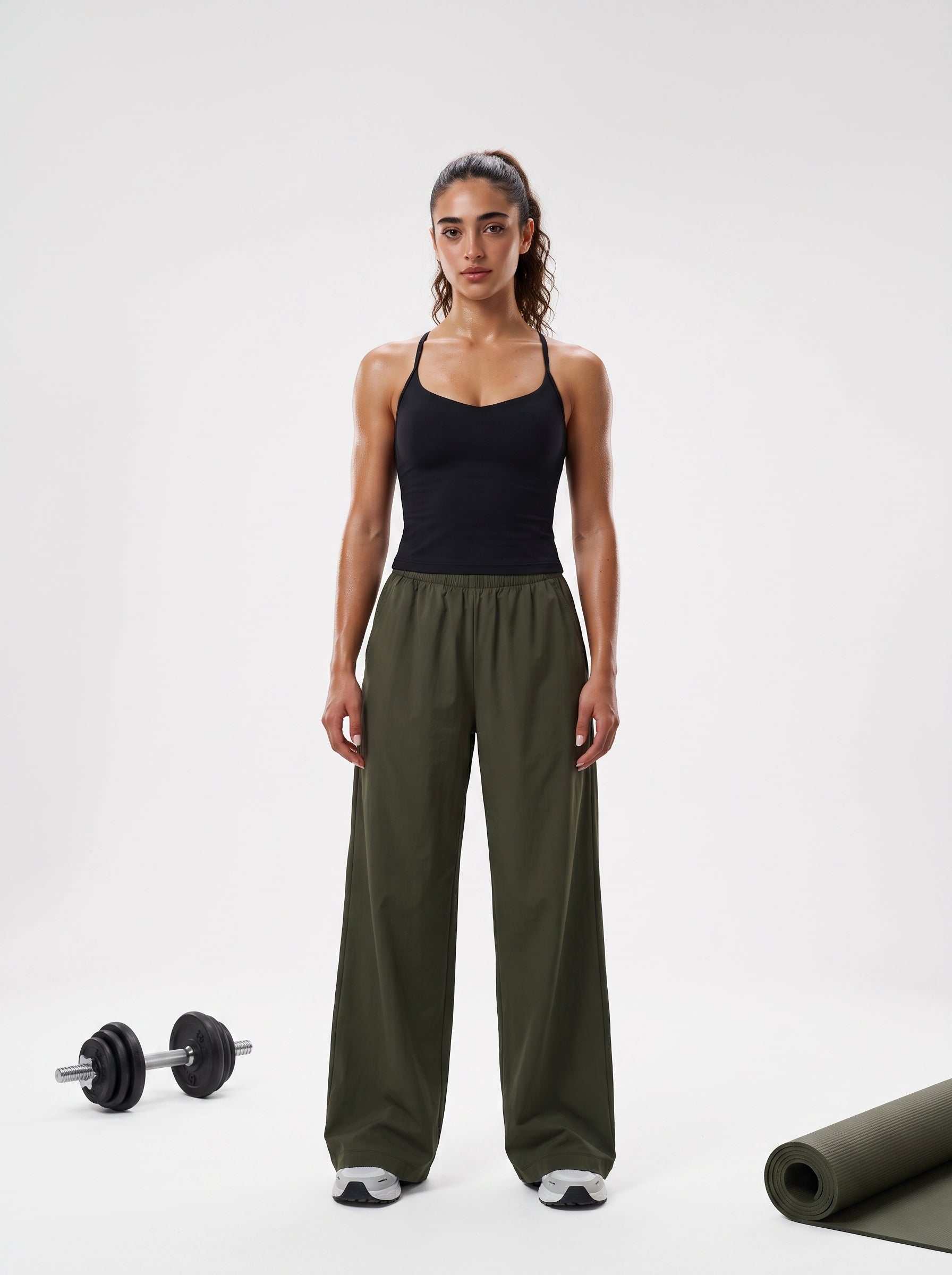 Khakhi Training Flair Pants