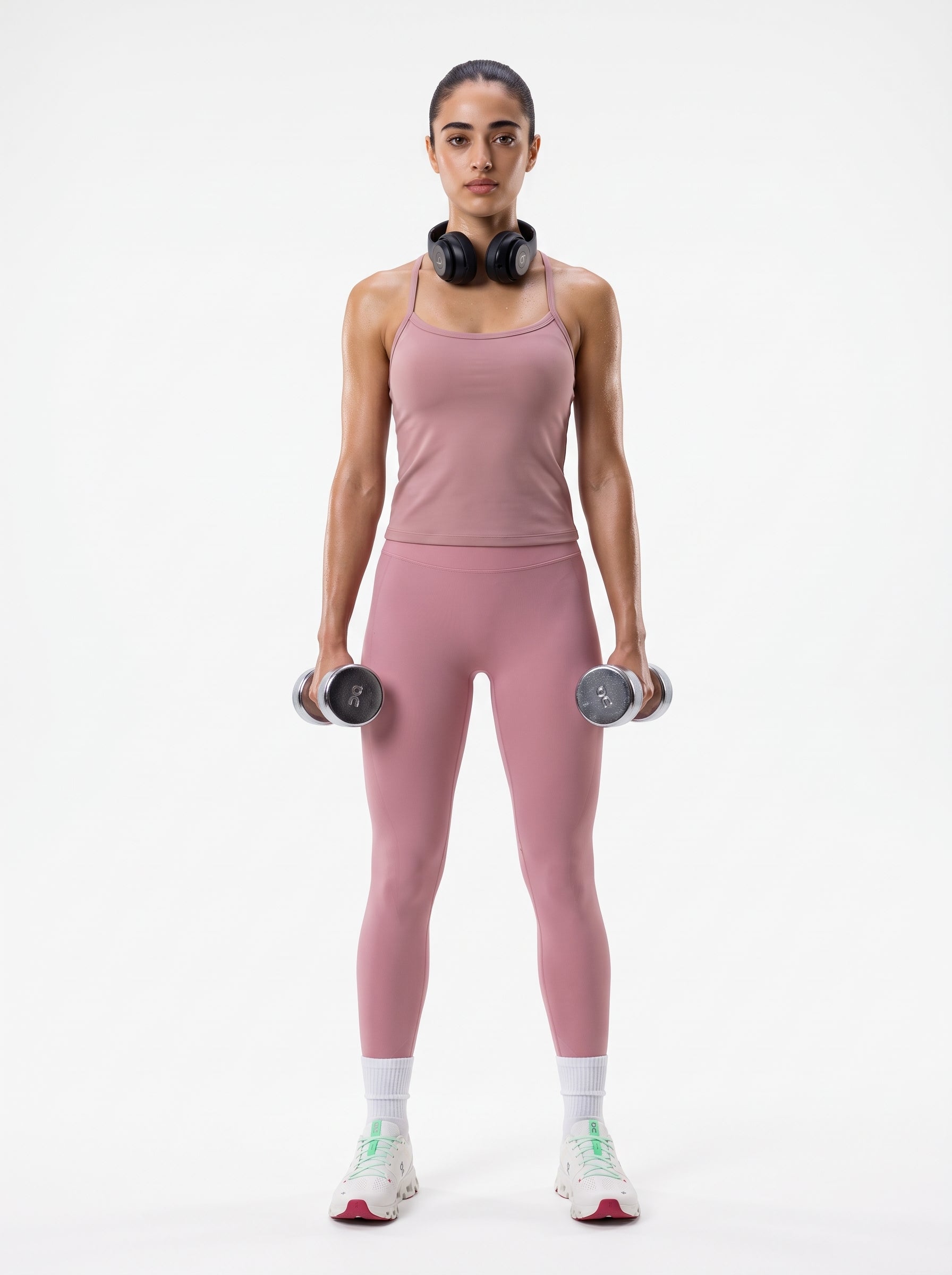 Rose Pink stretchable Seamless Leggings