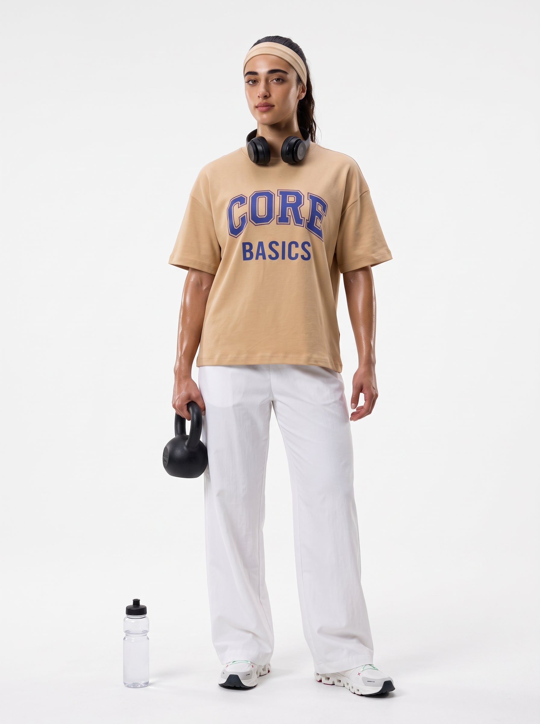 Taupe Core Short Sleeves Tee