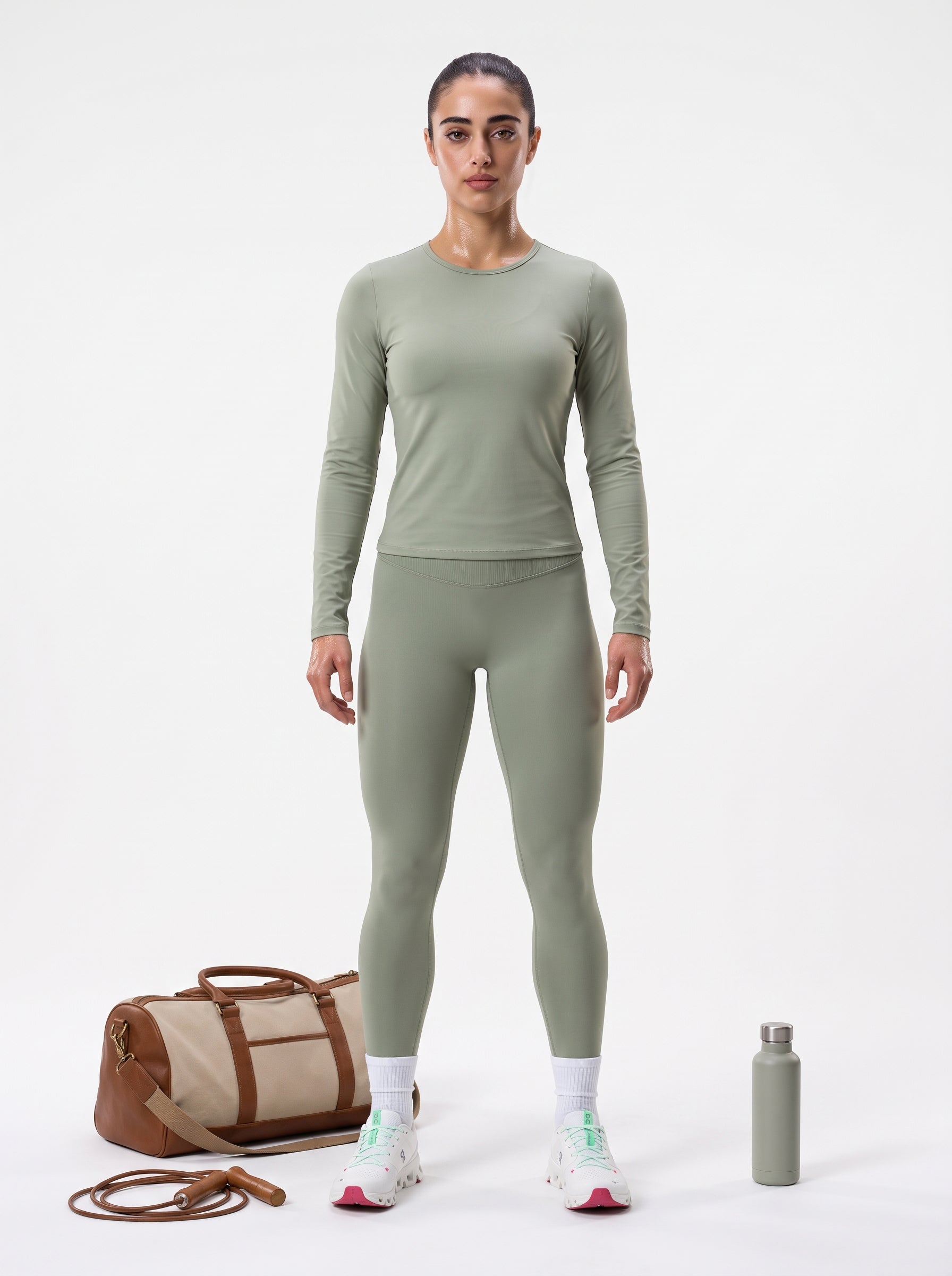 Full Sleeves Top ( Sage Green )