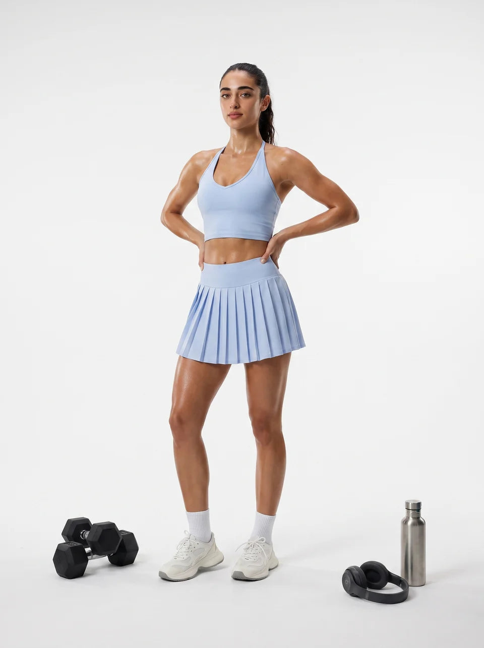 Ice Blue Skort