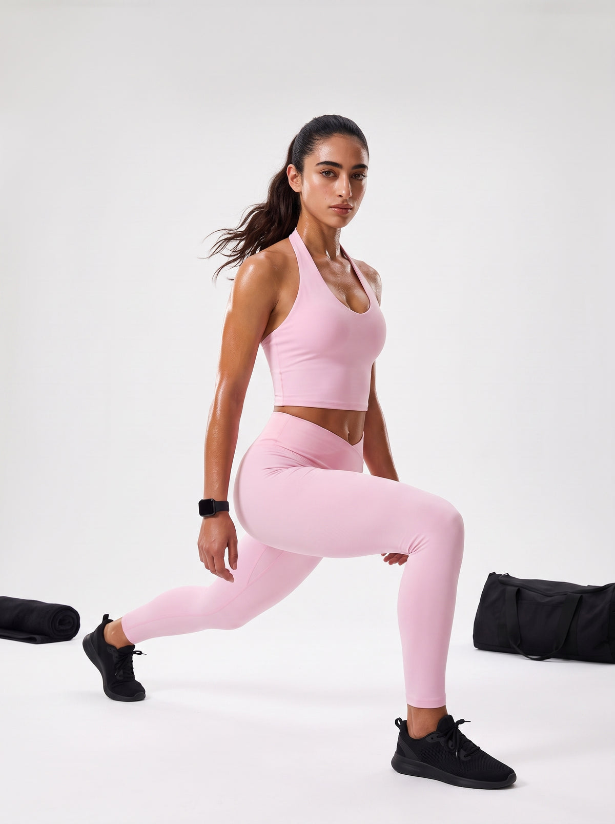 Baby Pink Curve Leggings