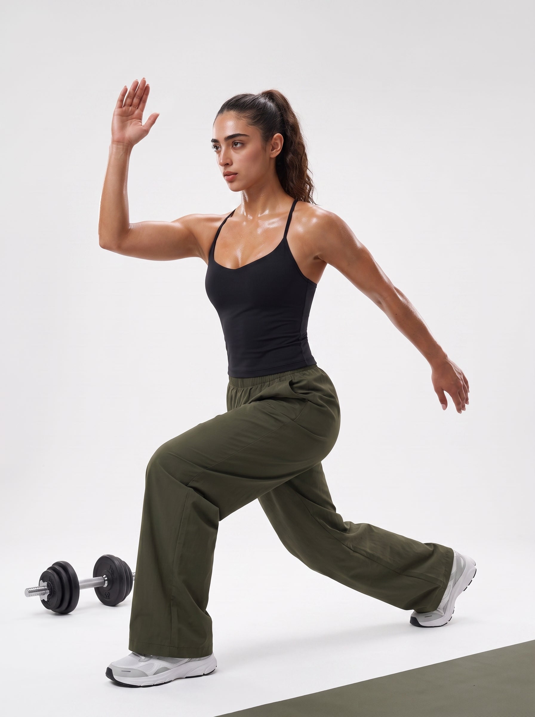 Khakhi Training Flair Pants