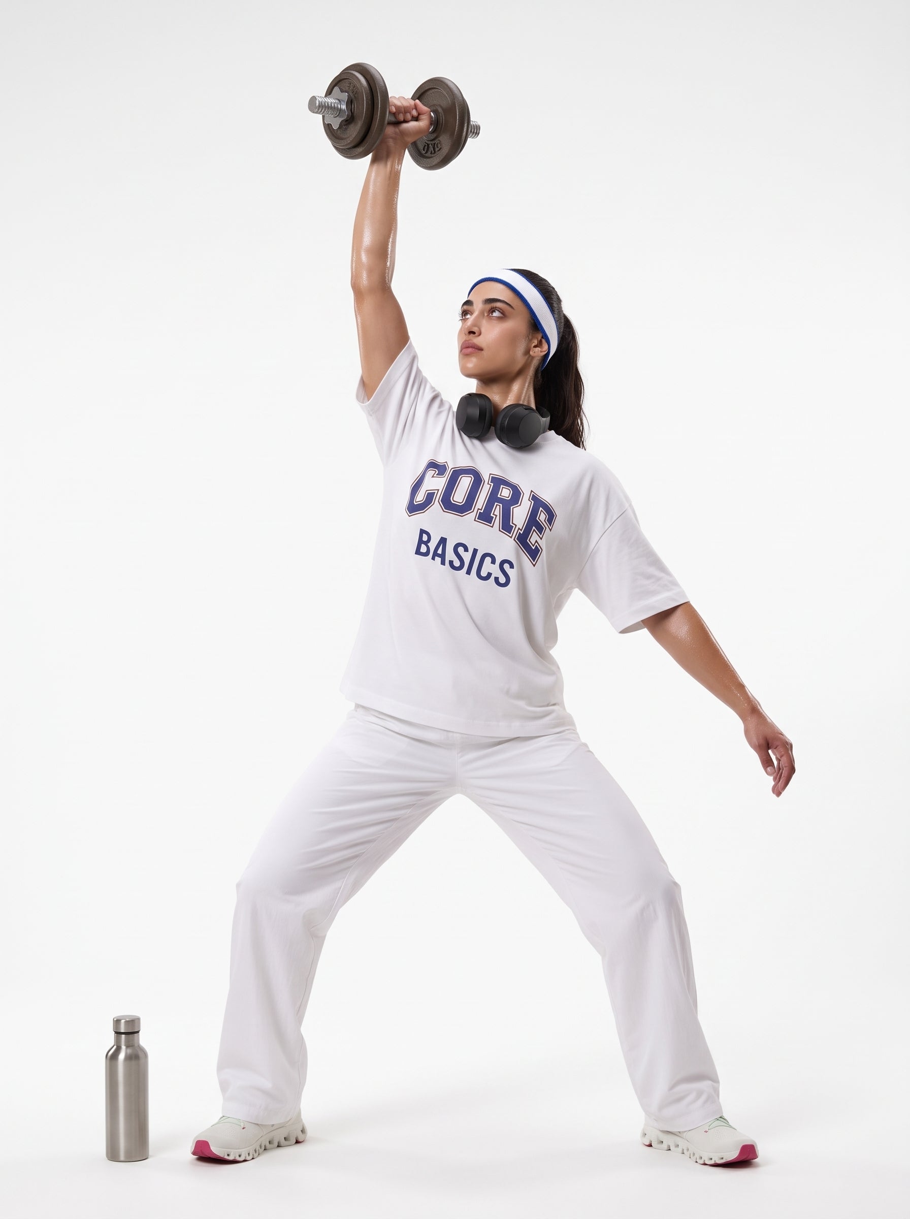 White Core Short Sleeves Tee