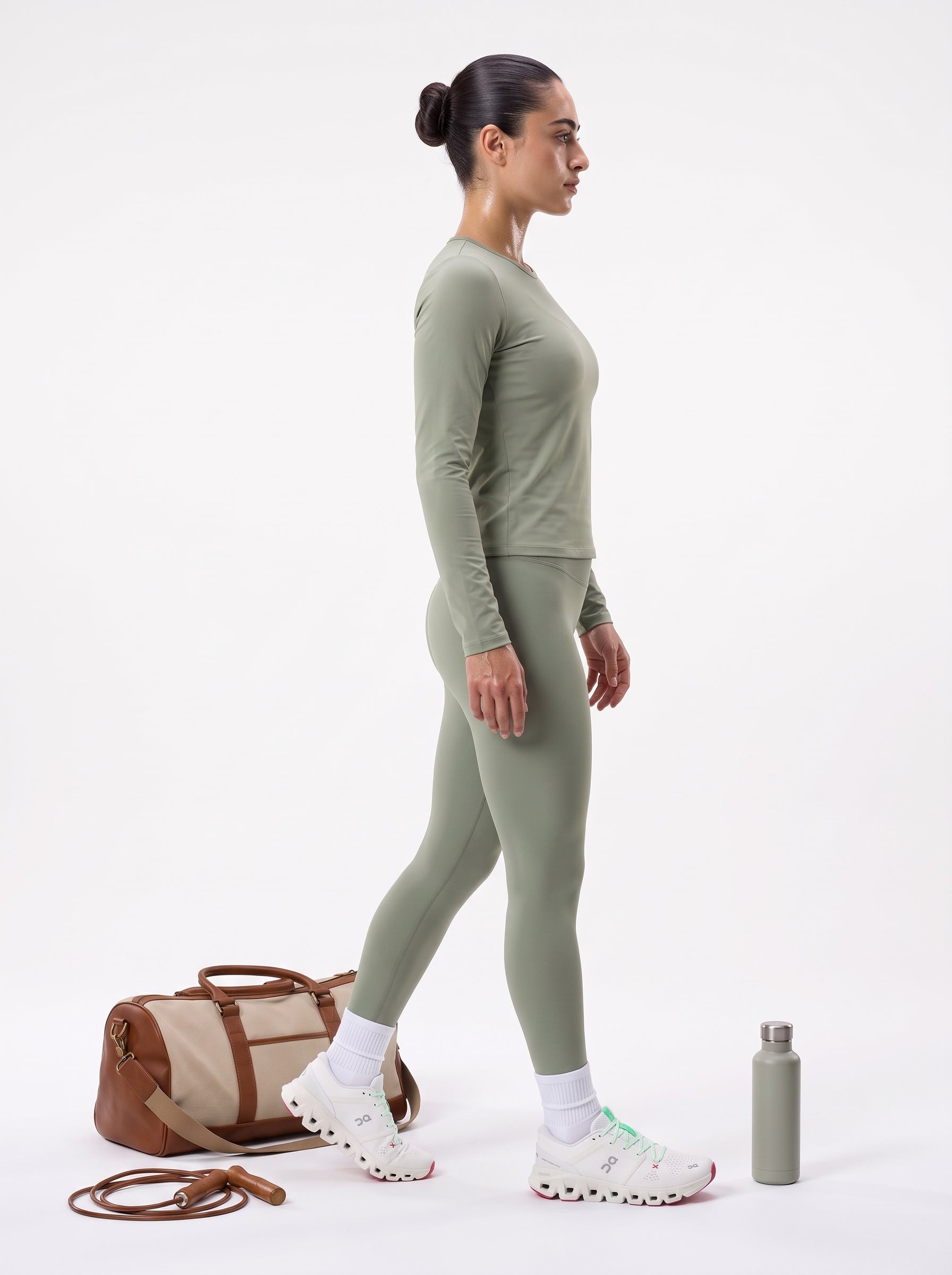 Full Sleeves Top ( Sage Green )