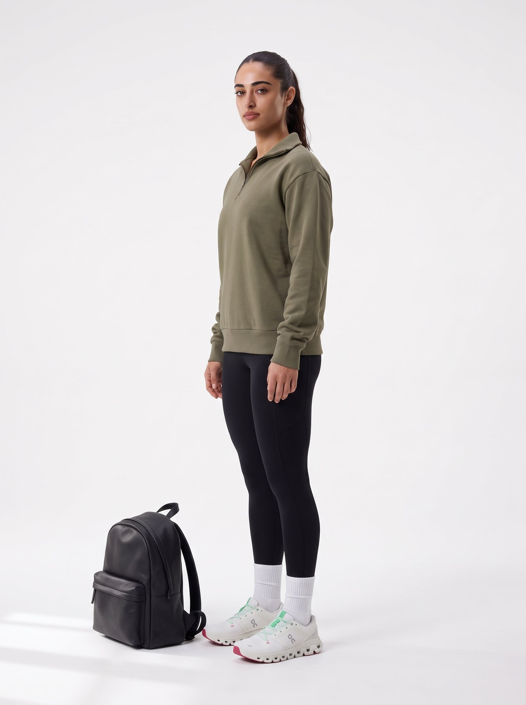 Olive Crew Neck