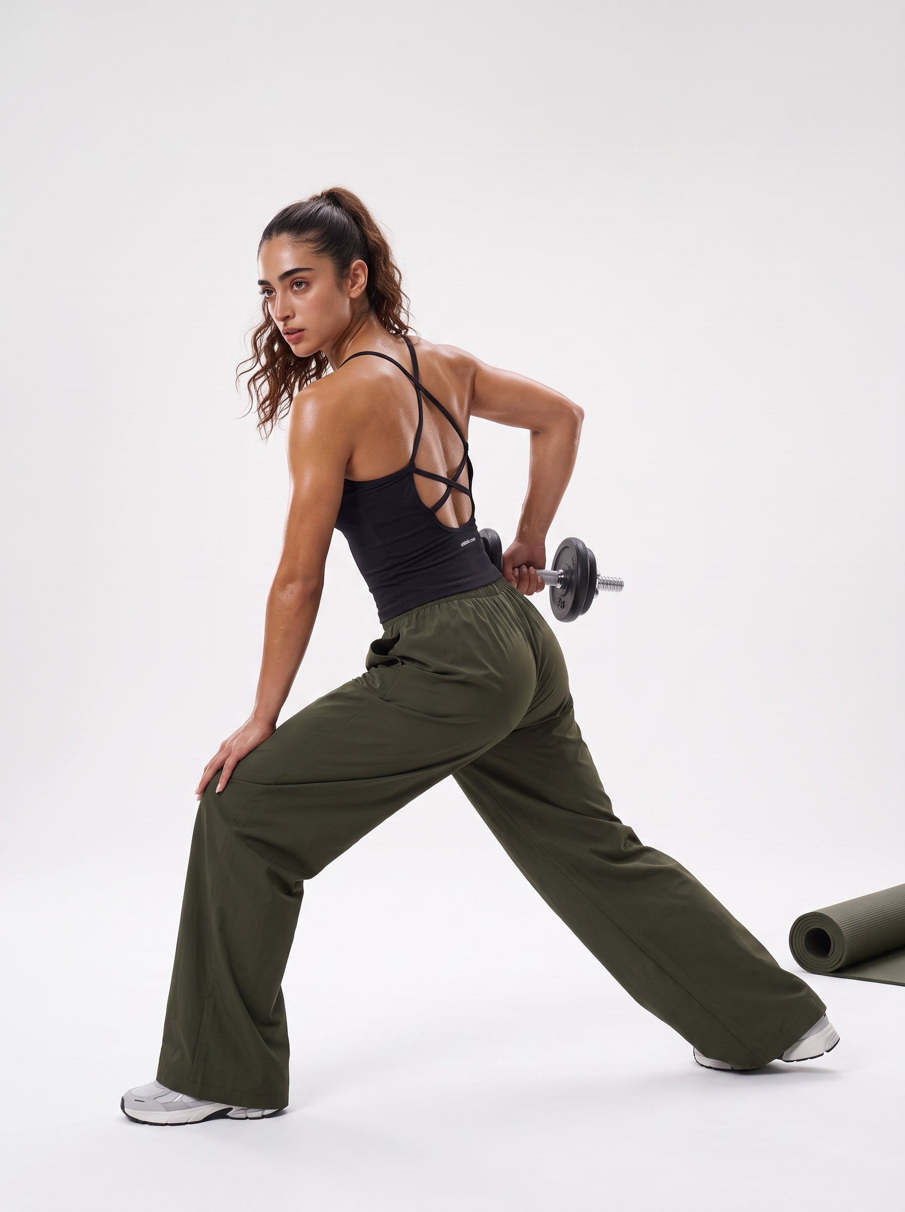 Khakhi Training Flair Pants