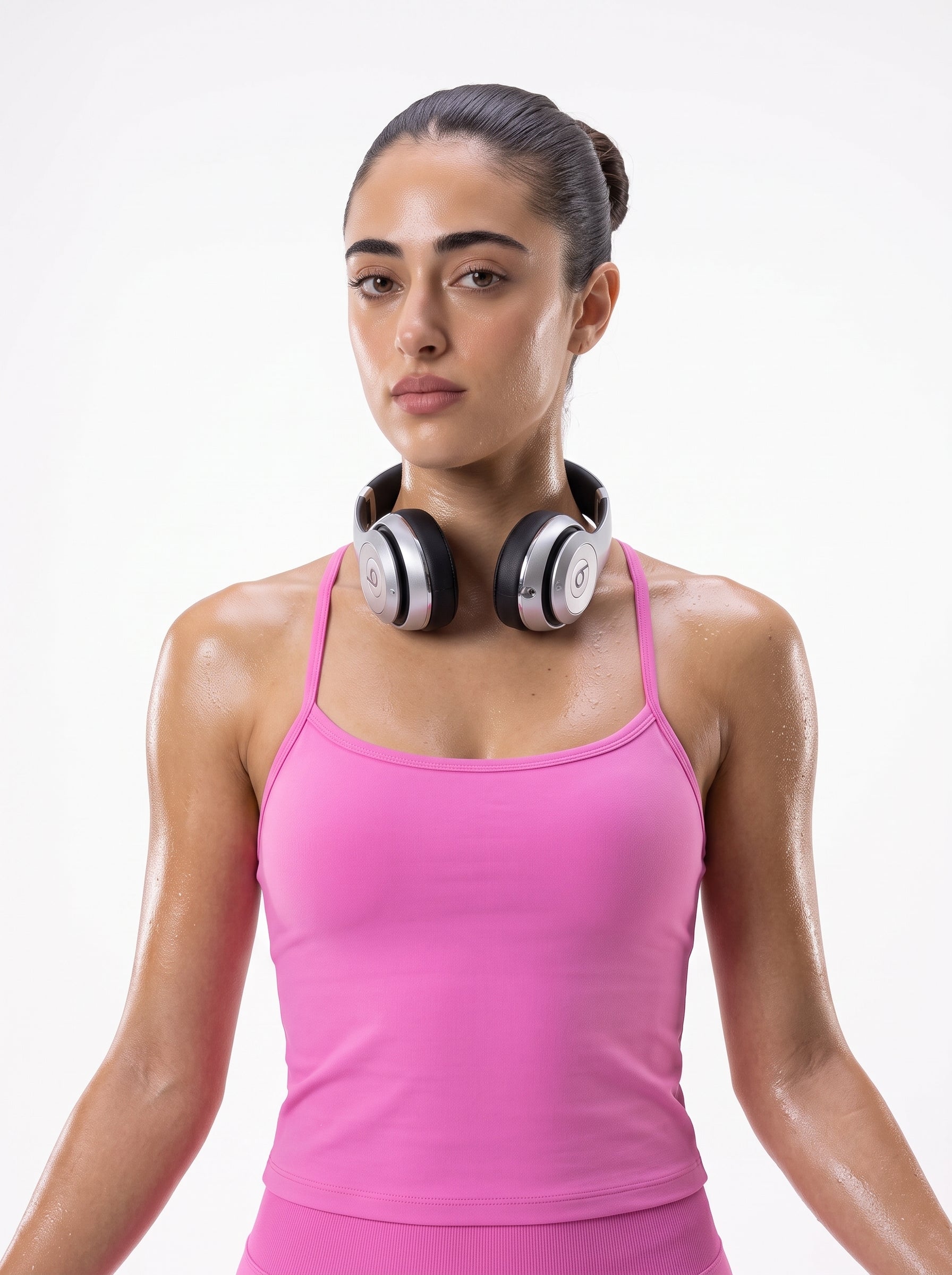 Candy Pink stretchable Seamless Leggings