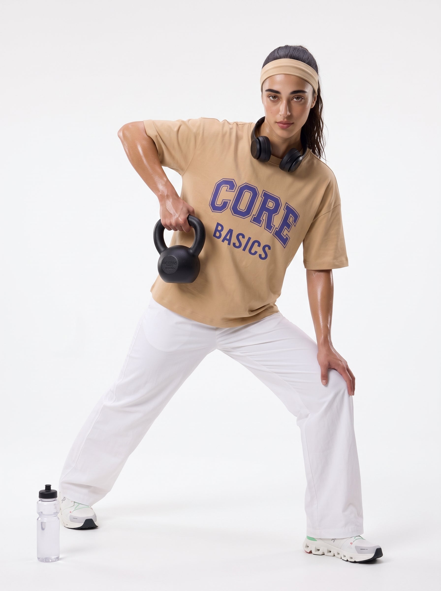 Taupe Core Short Sleeves Tee