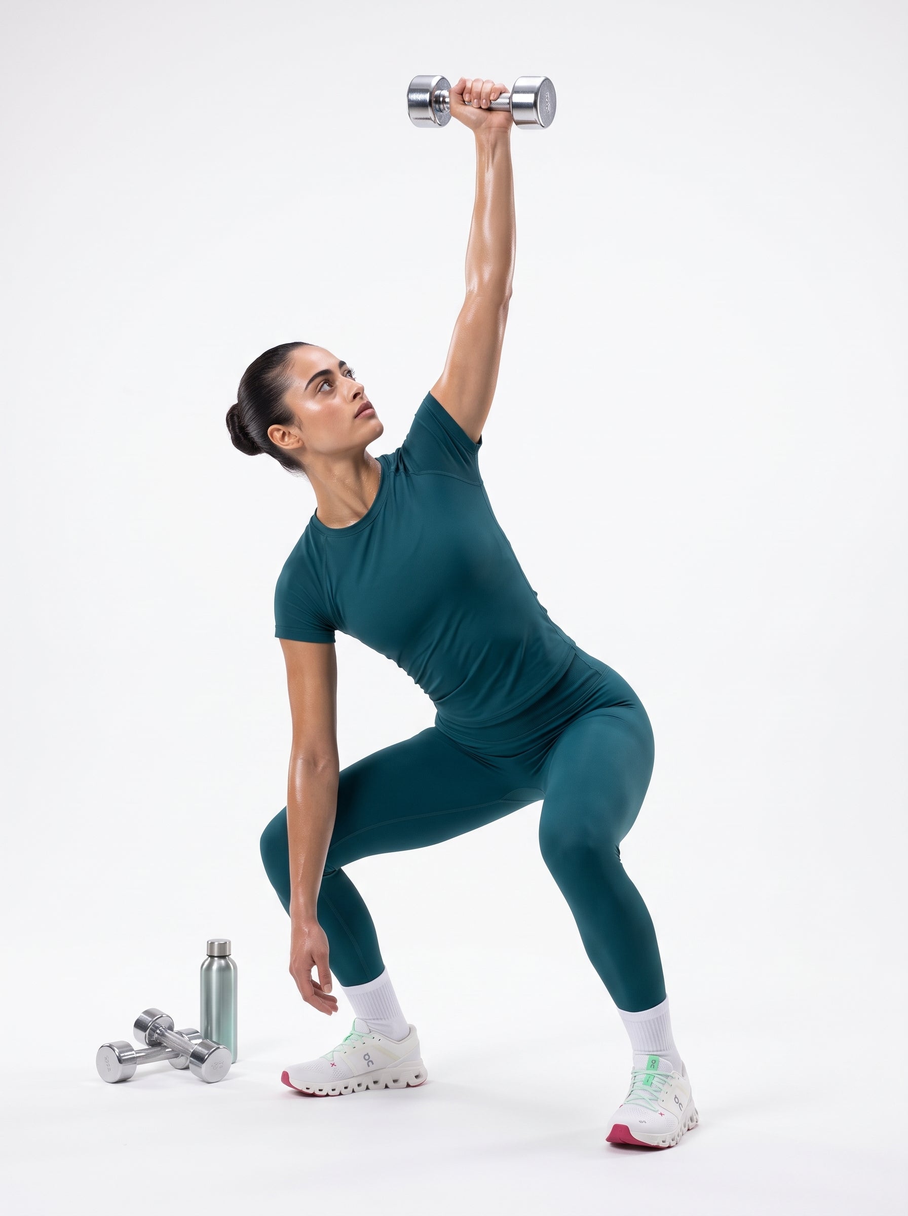 Dark Green half sleeves ( Seamless Tee )