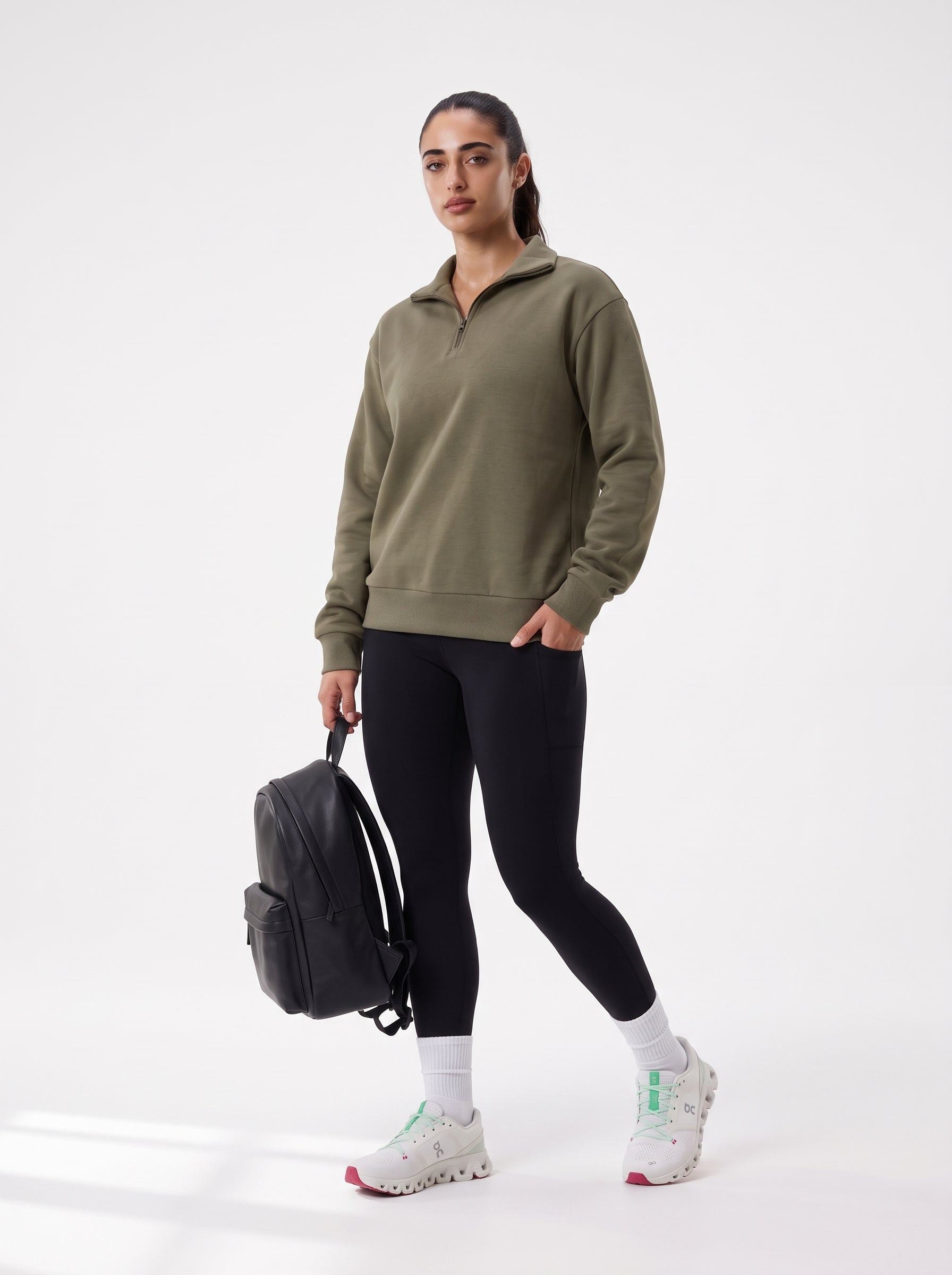 Olive Crew Neck