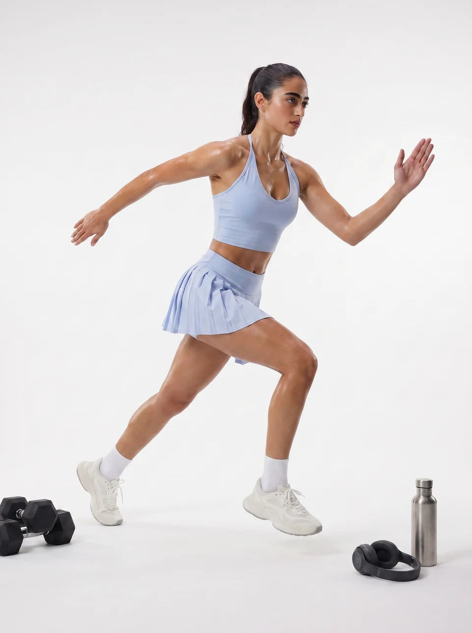 Ice Blue Skort