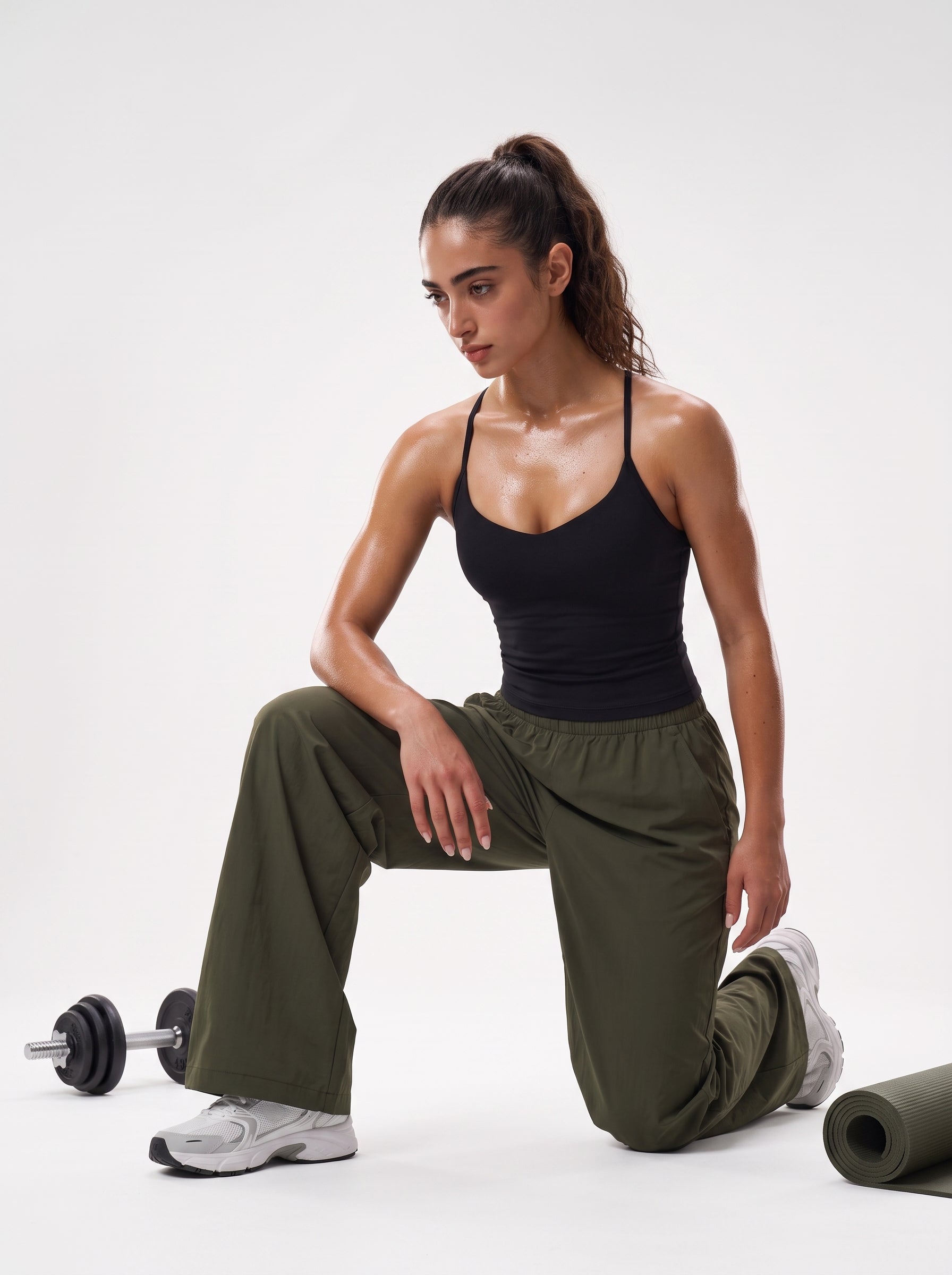 Khakhi Training Flair Pants