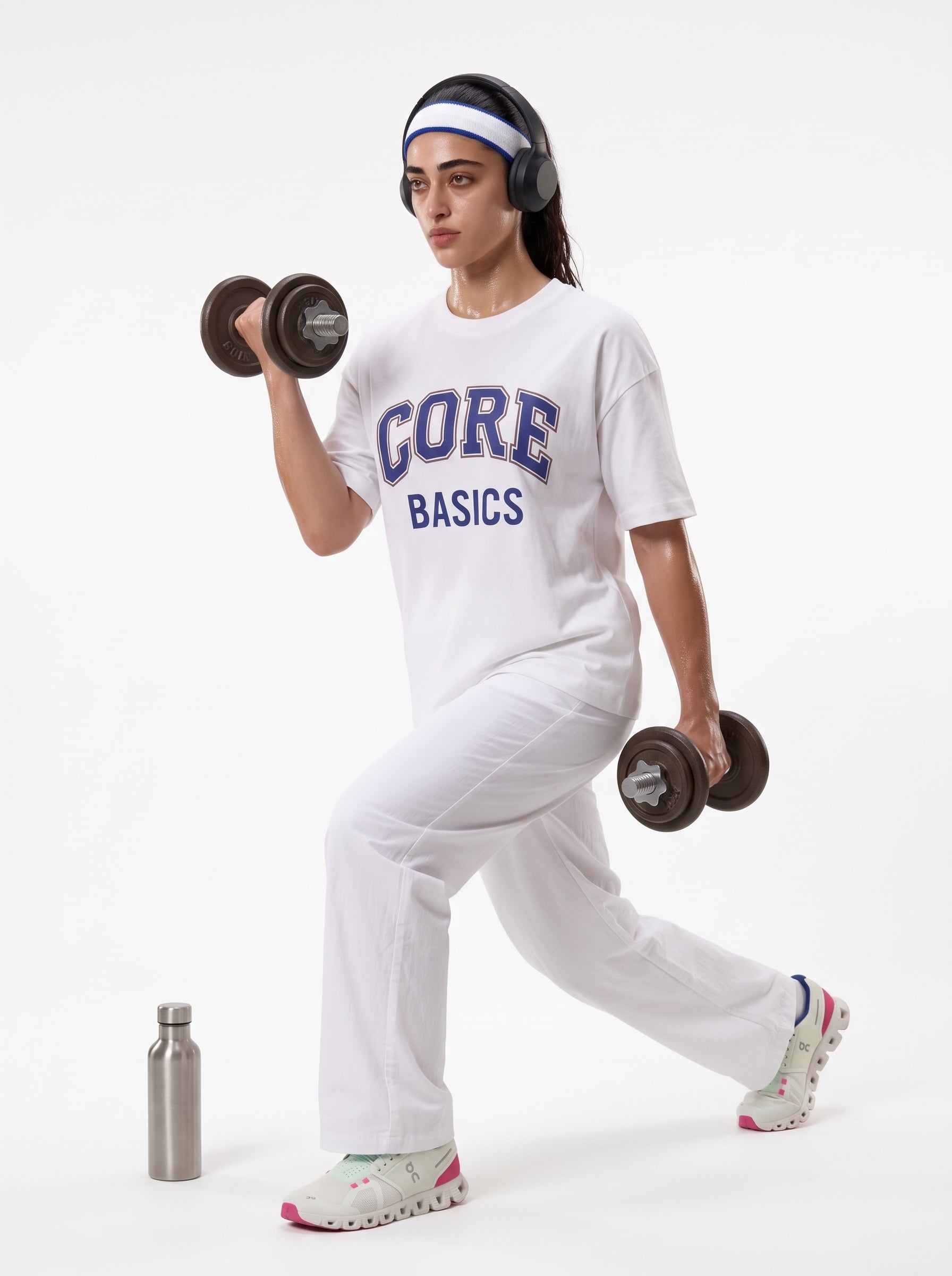 White Core Short Sleeves Tee