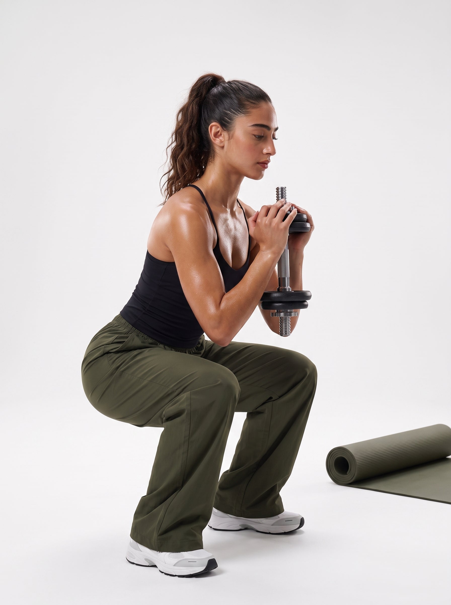 Khakhi Training Flair Pants