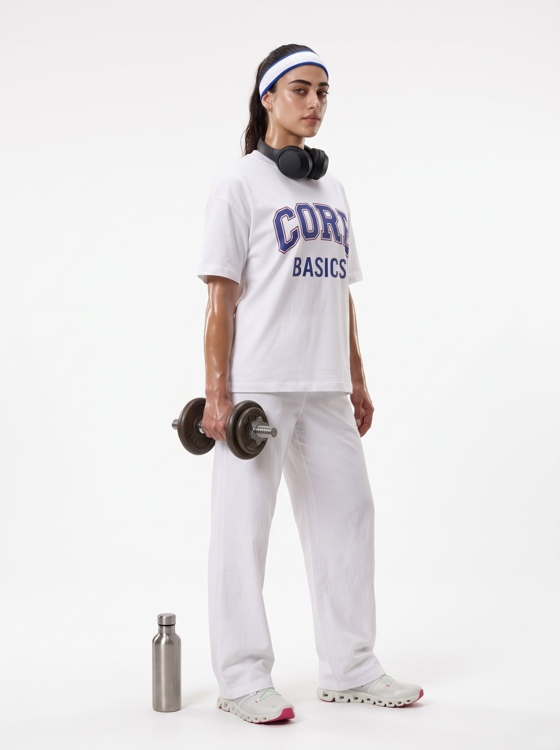 White Core Short Sleeves Tee