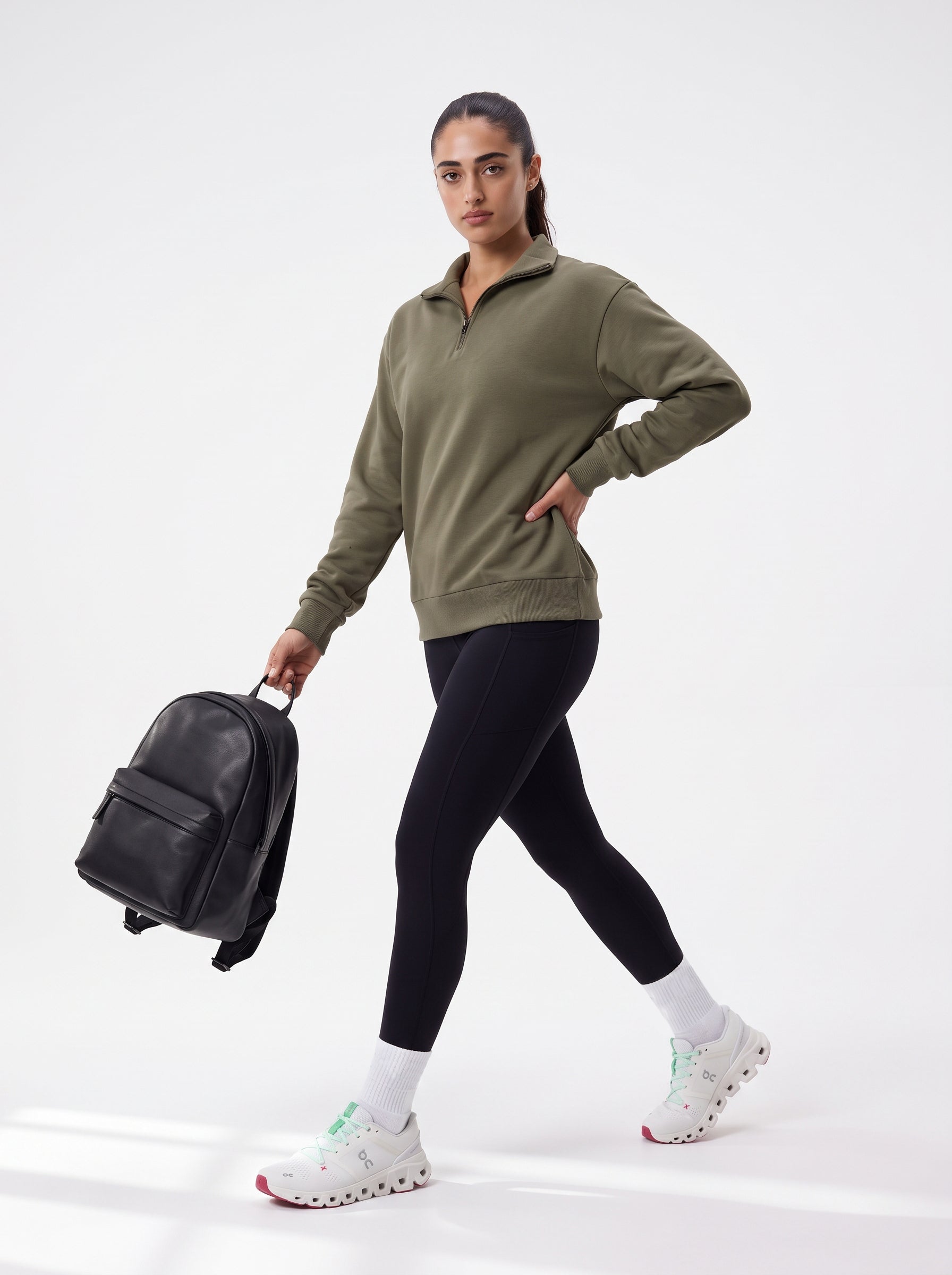 Olive Crew Neck