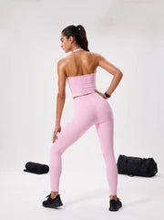 Baby Pink Curve Leggings