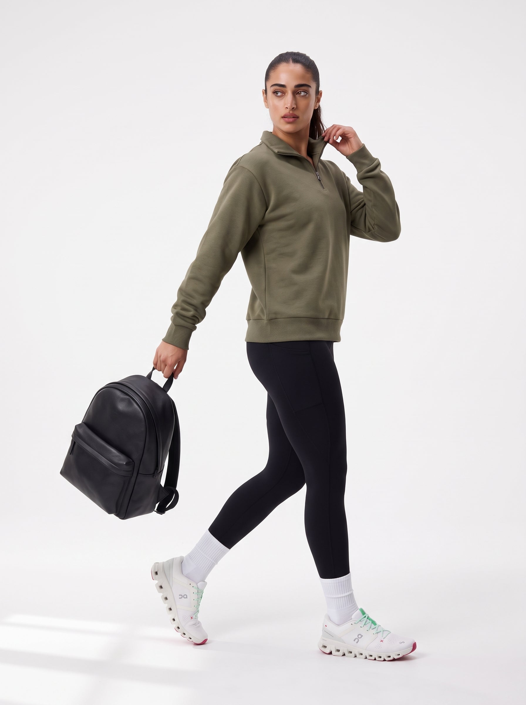 Olive Crew Neck