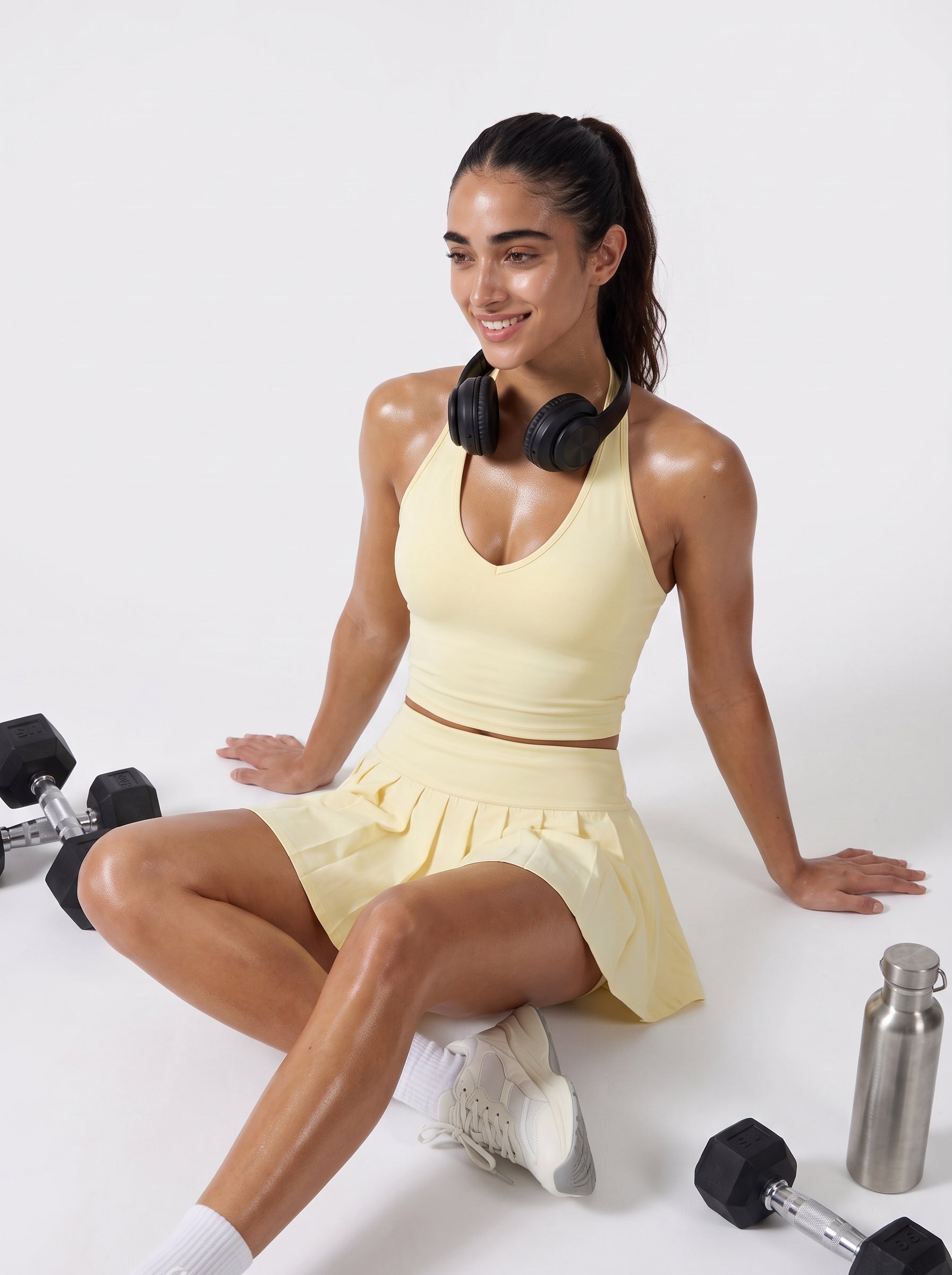 Butter Yellow Skort