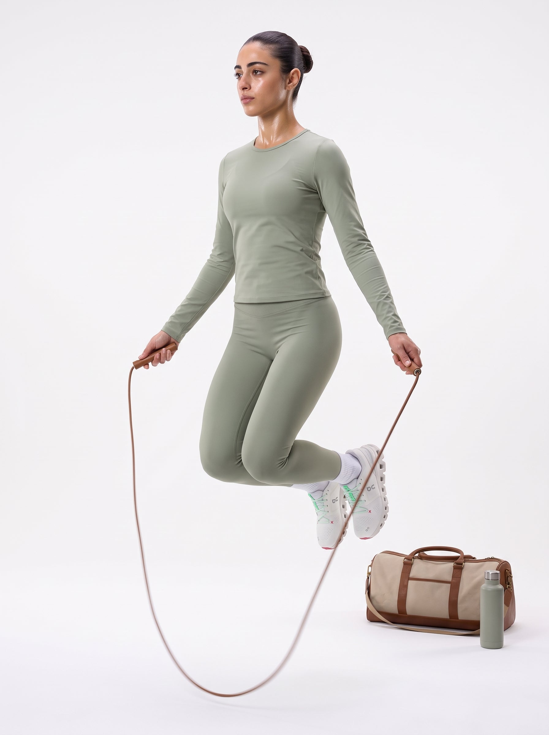 Full Sleeves Top ( Sage Green )