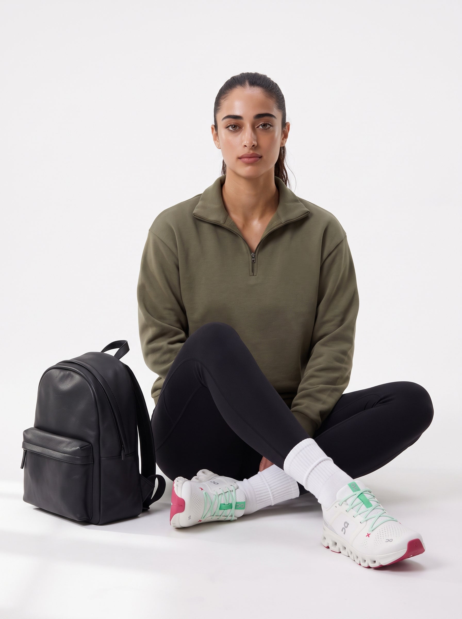 Olive Crew Neck